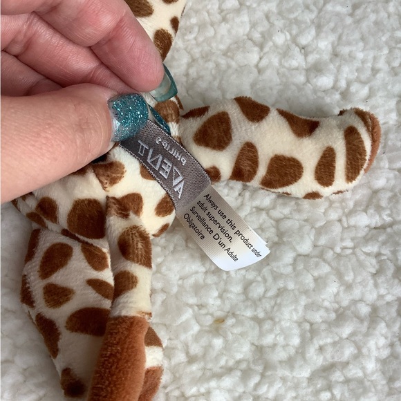 Philips Avent Soothie Snuggle Soother Holder Giraffe Stuffed Animal Plush 0m+ - Picture 4 of 8